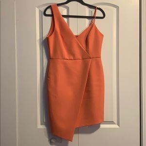 BCBG Asymmetric Mini Dress